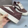 RICK Owens Brown Suede Low-top Shoes Inspired by VANS Design