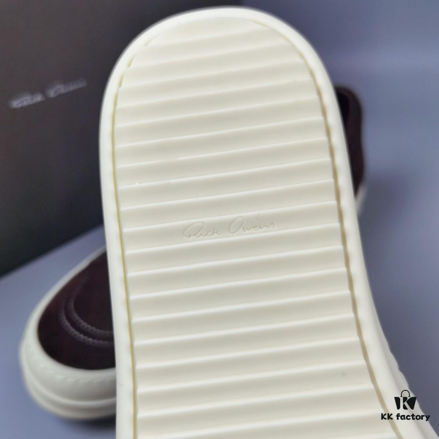 RICK Owens Brown Suede Low-top Shoes Inspired by VANS Design