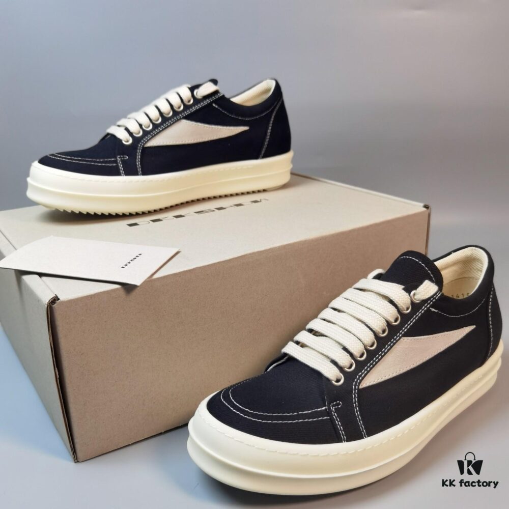 Rick Owens DRKSHDW Twill Low-top Vans Style