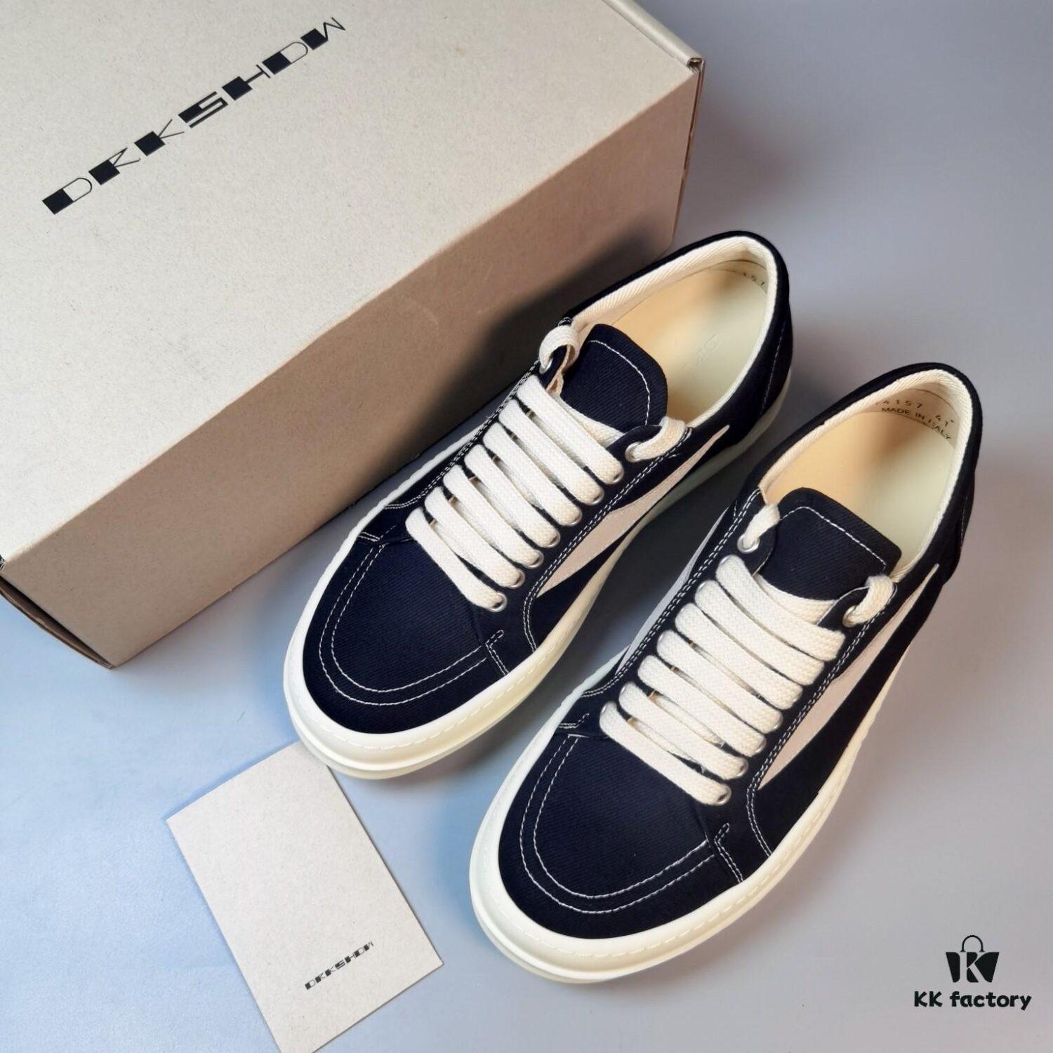 Rick Owens DRKSHDW Twill Low-top Vans Style