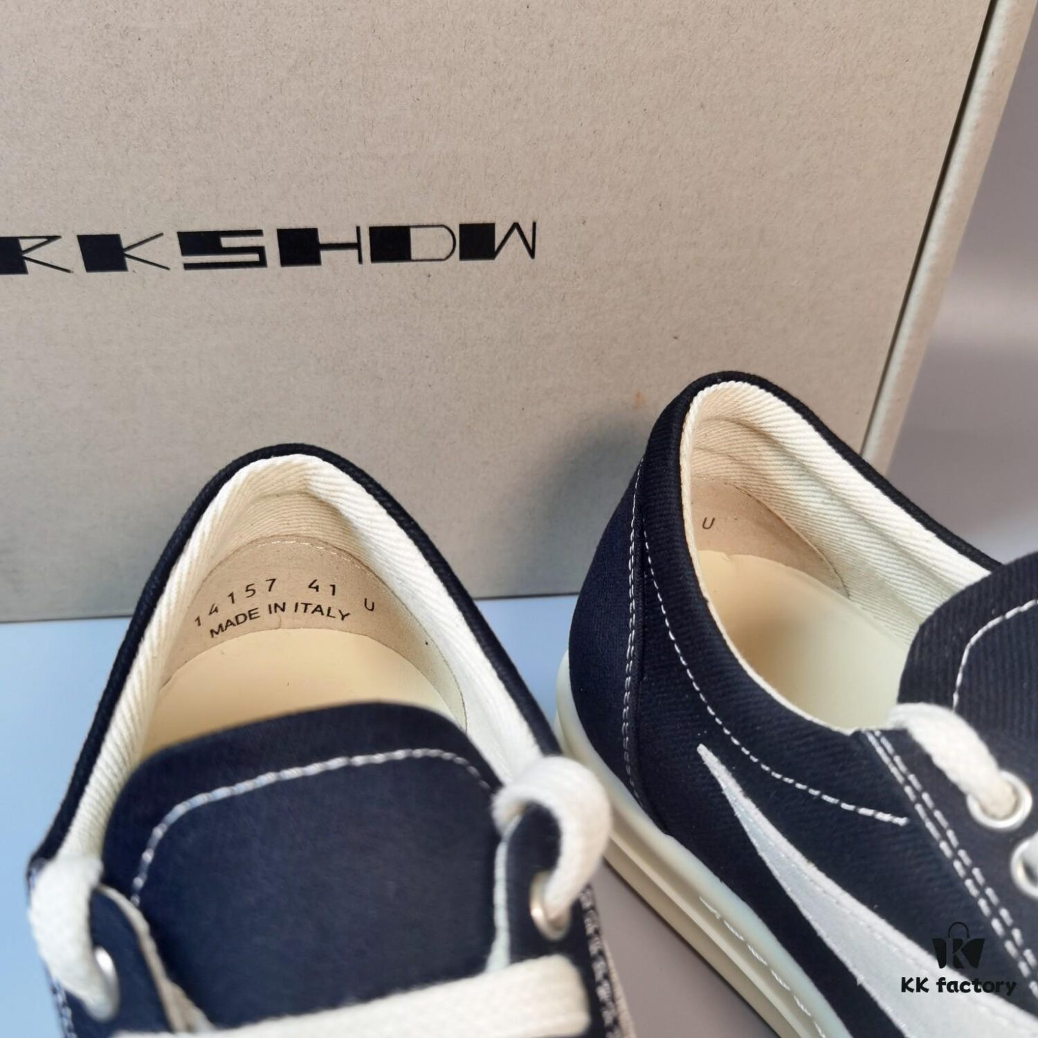 Rick Owens DRKSHDW Twill Low-top Vans Style