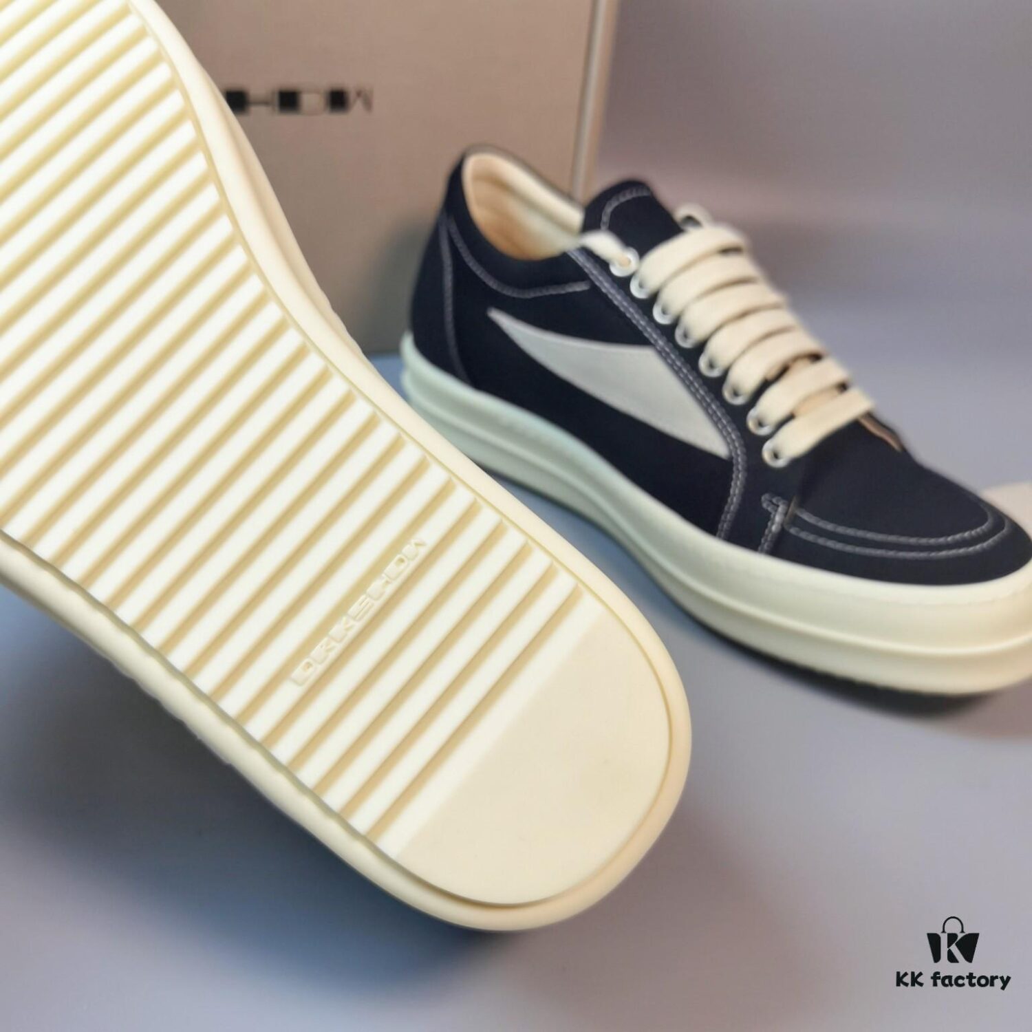 Rick Owens DRKSHDW Twill Low-top Vans Style