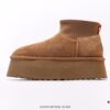 UGG Full Wool Lining Top Quality Sheepskin Winter Boots from Australia, Warm Luxury Brand Unisex Style UGG-5877 Official Website Synchronized, Made with Imported Cowhide and Fine Craftsmanship, Featuring Imported Rubber Foam Outsole (Comfortable, Soft, Wear-Resistant) Genuine Quality, Exquisite Workmanship That You'll Fall in Love With at First Sight