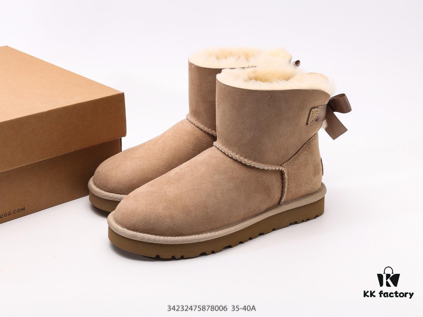 UGG Full Wool Lining Top Quality Shearling Snow Boots from Australia, Luxury Warm Brand Unisex Style UGG-5877