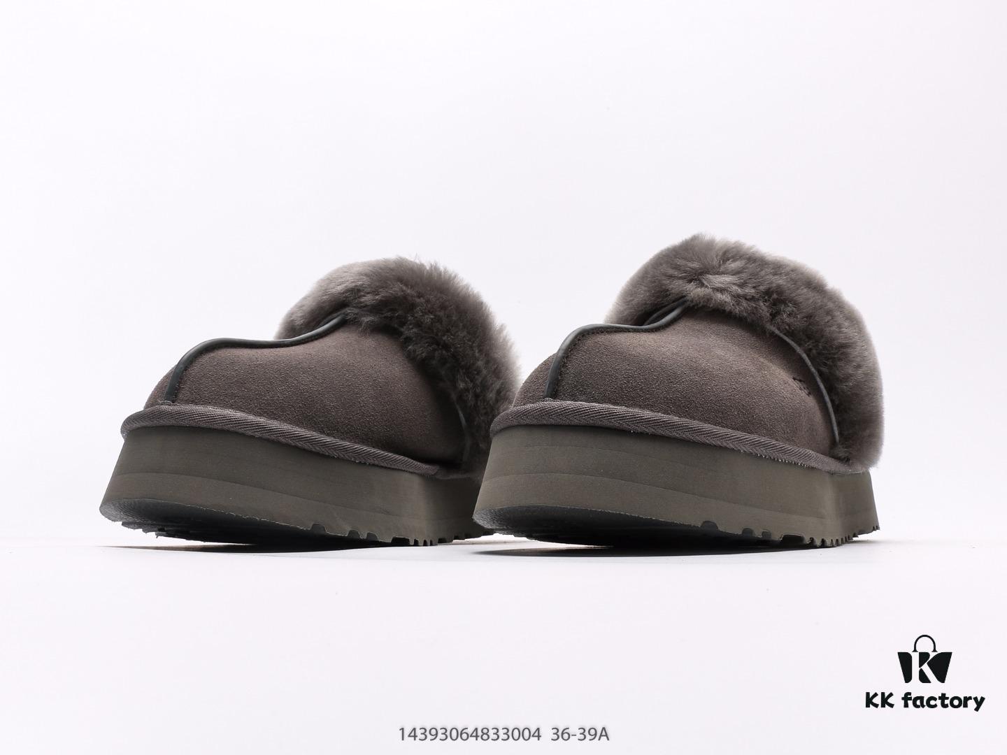 UGG Diaquette Women's Winter Platform Snow Boots with Wool Insole, Trendy Slippers for Indoor and Outdoor Wear