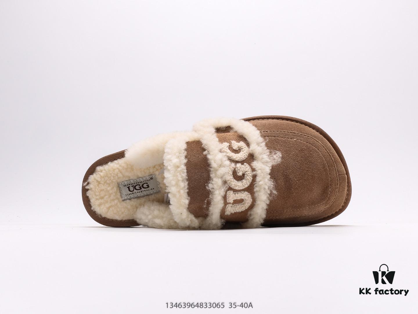 UGG Sheepskin Slippers, Snow Boots with Playful and Versatile Style, Authentic U.S. Luxury Brand Flat Series Winter Warm Indoor Outdoor Shoes, Waterproof and Stain-Resistant Premium Leather Upper, Non-Slip Durable Lightweight Sole, Stylish Unisex Fashion for Cold Weather