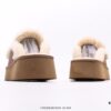 UGG Sheepskin Slippers, Snow Boots with Playful and Versatile Style, Authentic U.S. Luxury Brand Flat Series Winter Warm Indoor Outdoor Shoes, Waterproof and Stain-Resistant Premium Leather Upper, Non-Slip Durable Lightweight Sole, Stylish Unisex Fashion for Cold Weather