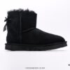 UGG Full Wool Lining Top Quality Sheepskin Winter Boots from Australia, Warm Luxury Brand Unisex Style, UGG-5877 Official Website Synchronized, Made from Imported Cowhide with Fine Craftsmanship, Comfortable and Durable Rubber Foam Outsole