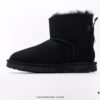 UGG Full Wool Lining Top Quality Sheepskin Winter Boots from Australia, Warm Luxury Brand Unisex Style, UGG-5877 Official Website Synchronized, Made from Imported Cowhide with Fine Craftsmanship, Comfortable and Durable Rubber Foam Outsole