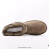 UGG Full Wool Lining Top Quality Shearling Warm Snow Boots from Australia, Luxury Brand Couple Style, UGG-5877 Official Website Synchronized, Made from Imported Cowhide with Fine Stitching, Imported Rubber Foam Outsole (Comfortable, Soft, Wear-Resistant), Genuine Quality and Exquisite Craftsmanship, Instantly Irresistible