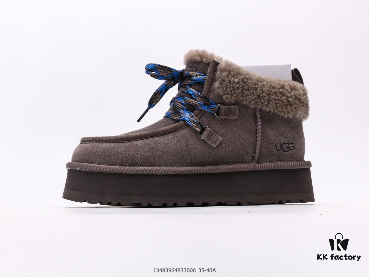 UGG Full Wool Lining Top-Quality Genuine Sheepskin Warm Snow Boots from Australia, Luxury Brand Unisex Style UGG-5877 Official Website Synchronized, Made with Imported Cowhide and Fine Craftsmanship, Comfortable, Soft, and Durable Imported Rubber Foam Outsole