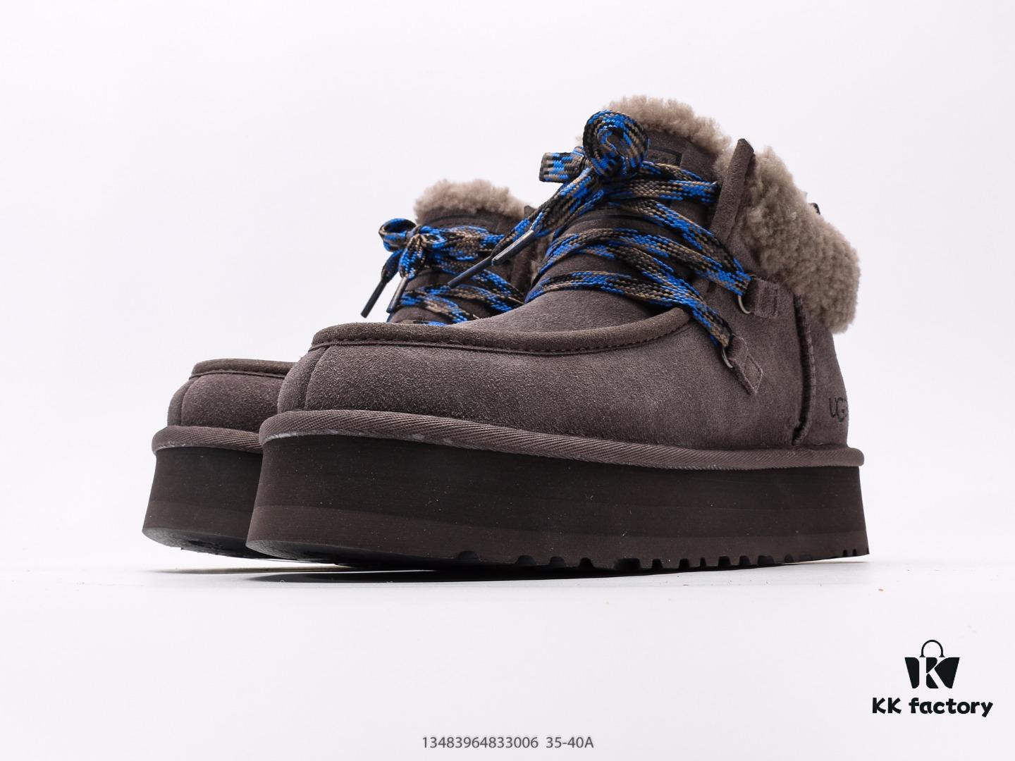 UGG Full Wool Lining Top-Quality Genuine Sheepskin Warm Snow Boots from Australia, Luxury Brand Unisex Style UGG-5877 Official Website Synchronized, Made with Imported Cowhide and Fine Craftsmanship, Comfortable, Soft, and Durable Imported Rubber Foam Outsole