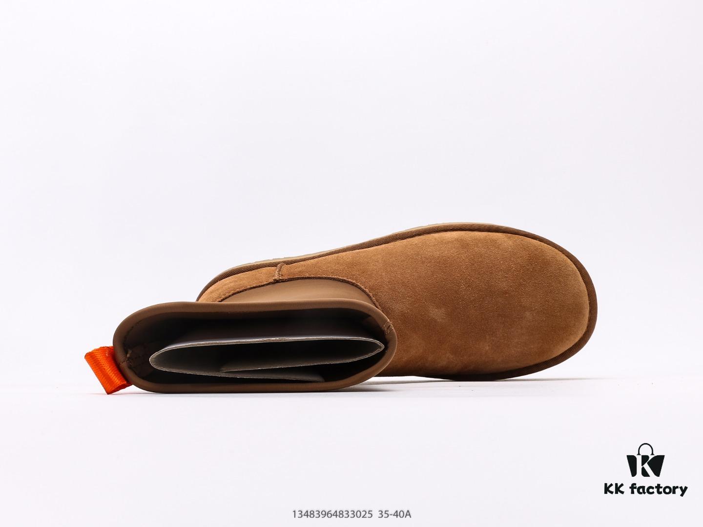 UGG Full Wool Lining Top Quality Sheepskin Winter Boots from Australia, Warm Luxury Brand Unisex Style, UGG-5877 Official Website Synchronized, Made from Imported Cowhide with Fine Craftsmanship, Featuring Imported Rubber Foam Sole (Comfortable, Soft, Wear-Resistant), Excellent Quality and Exquisite Workmanship That You'll Fall in Love With at First Sight