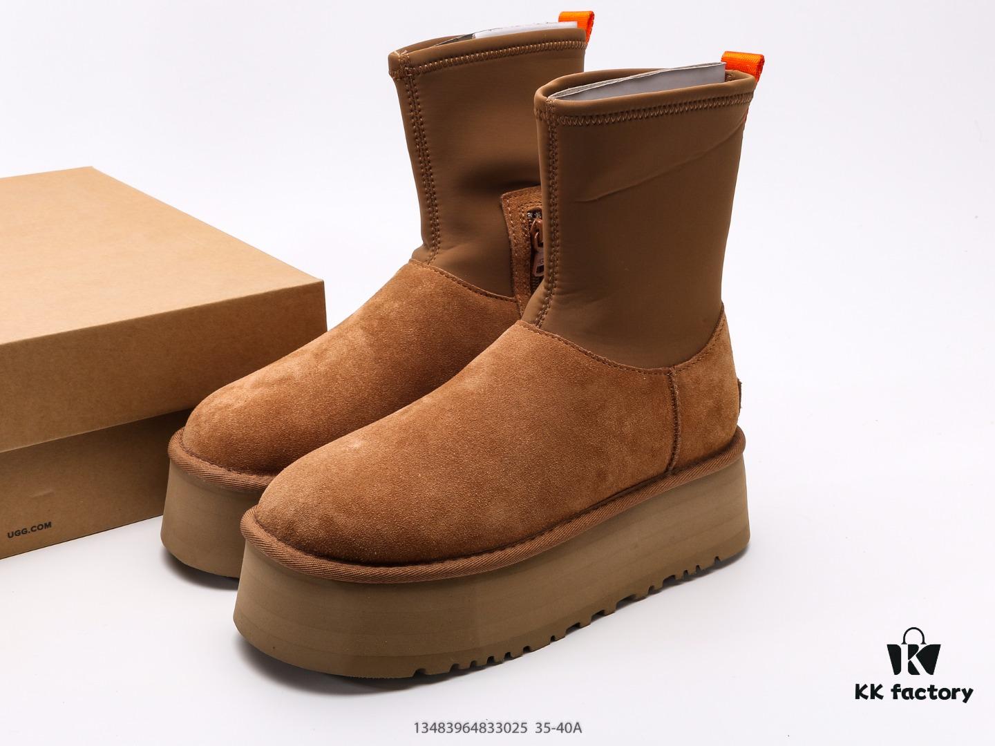 UGG Full Wool Lining Top Quality Sheepskin Winter Boots from Australia, Warm Luxury Brand Unisex Style, UGG-5877 Official Website Synchronized, Made from Imported Cowhide with Fine Craftsmanship, Featuring Imported Rubber Foam Sole (Comfortable, Soft, Wear-Resistant), Excellent Quality and Exquisite Workmanship That You'll Fall in Love With at First Sight