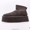 UGG Full Wool Lining Top Quality Sheepskin Snow Boots from Australia, Warm Luxury Brand Unisex Style