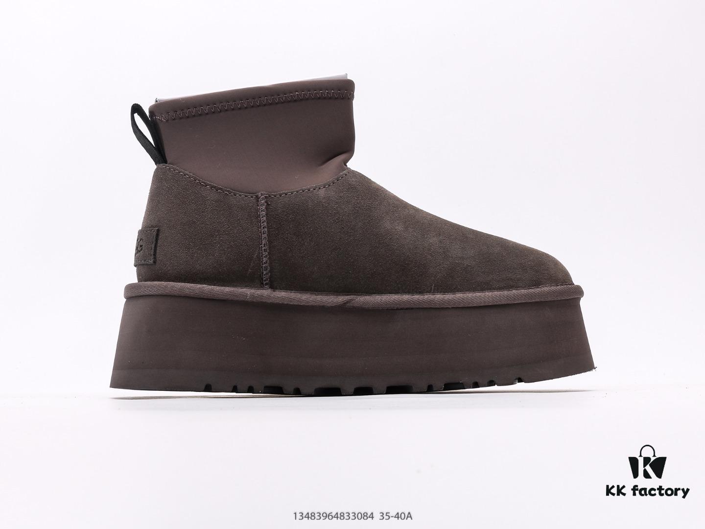 UGG Full Wool Lining Top Quality Sheepskin Snow Boots from Australia, Warm Luxury Brand Unisex Style