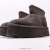 UGG Full Wool Lining Top Quality Sheepskin Snow Boots from Australia, Warm Luxury Brand Unisex Style