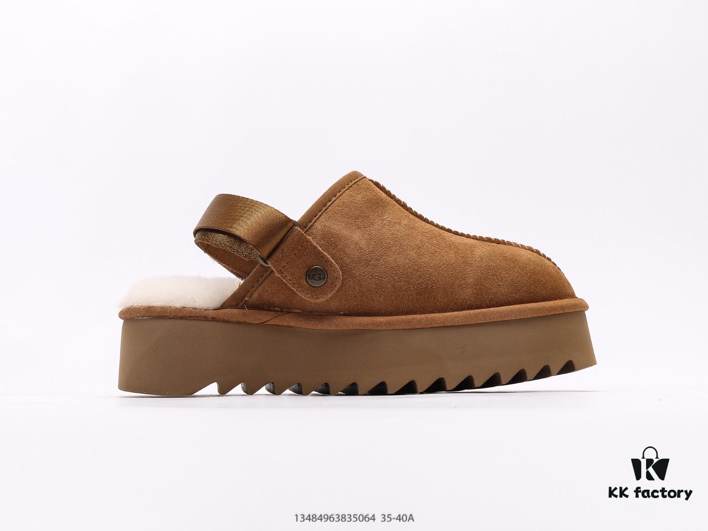 UGG Flat Series Winter Wool Integrated Snow Casual Warm Fuzzy Indoor Slippers