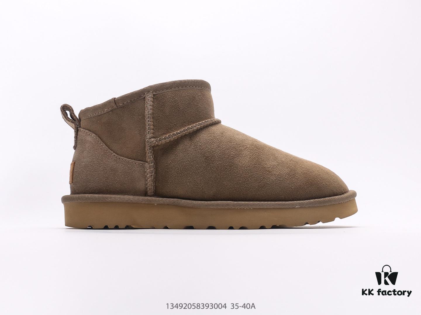 UGG Outdoor Snow Boots for Women, Official Synchronized Packaging, Inspection Label, Premium Original Water-Repellent and Stain-Resistant Leather, Anti-Slip Durable Lightweight Outsole, Short Boots, Stylish British Design, Warm and Comfortable Winter Fashion Footwear