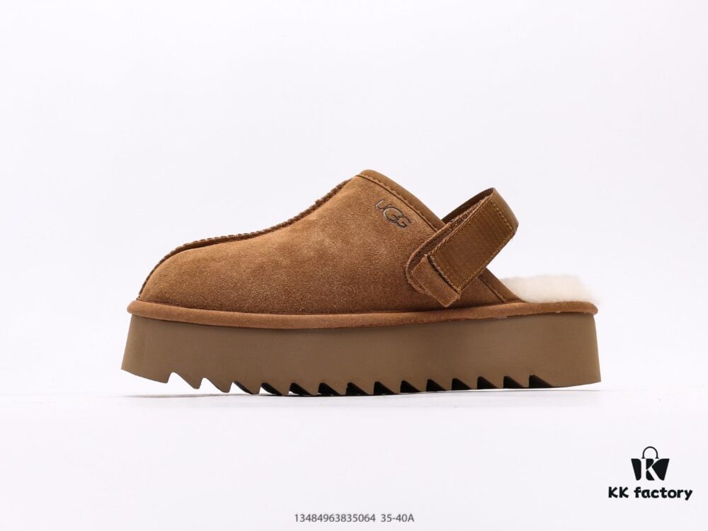 UGG Flat Series Winter Wool Integrated Snow Casual Warm Fuzzy Indoor Slippers