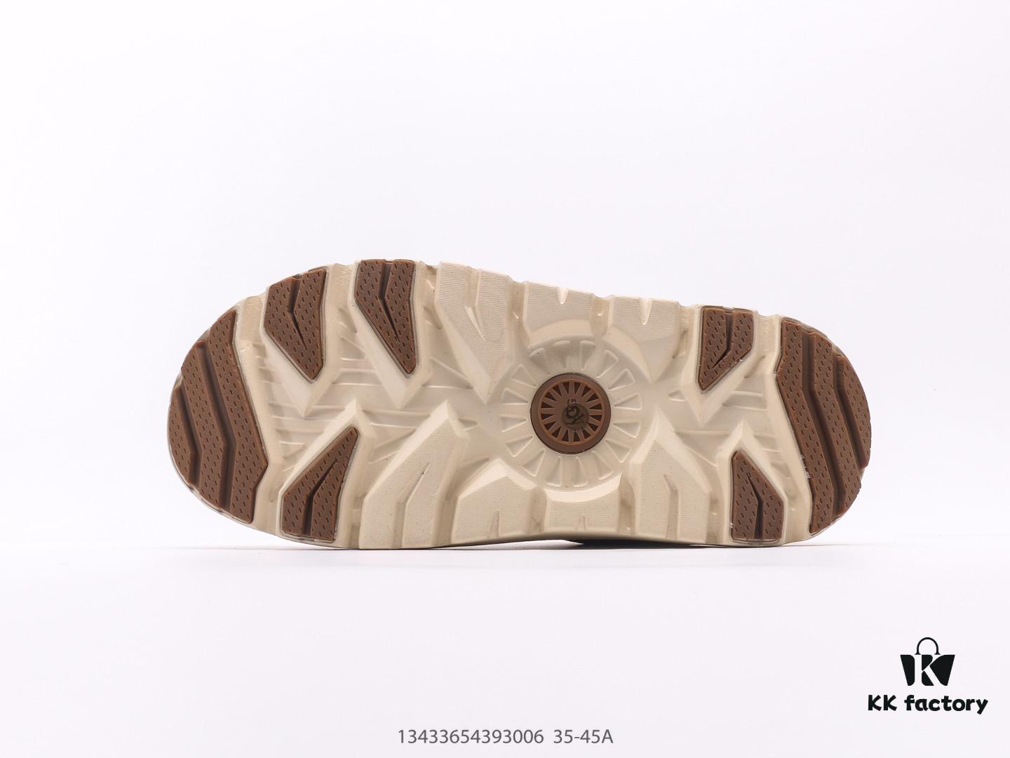 UGG Weather Hybrid Tasman Waterproof Low-Top Shoes with Color-Blocking Design, Premium Imported Luofeng Sheepskin and Wool Upper, Slip-On Drawstring Style for Easy Wear, TPU Molded Refined Suede Upper, Integrated Wool Insole