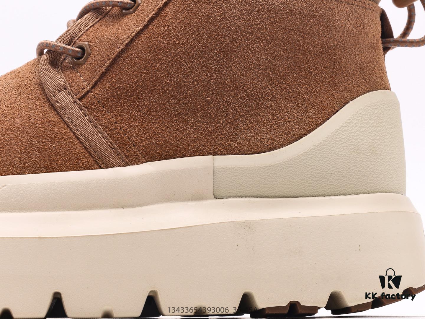 UGG Weather Hybrid Tasman Waterproof Low-Top Shoes with Color-Blocking Design, Premium Imported Luofeng Sheepskin and Wool Upper, Slip-On Drawstring Style for Easy Wear, TPU Molded Refined Suede Upper, Integrated Wool Insole