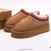 UGG Full Wool Lining Top Quality Sheepskin Waterproof Snow Boots from Australia, Warm Luxury Brand Unisex Style UGG-5877