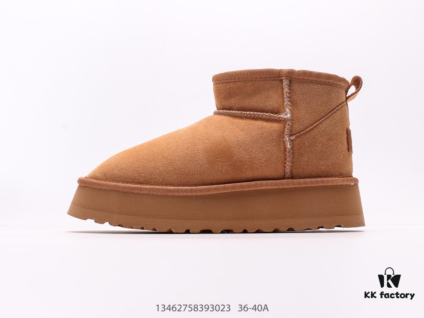 UGG Zhou Dongyu Mini Short Boots Autumn and Winter Sheepskin Shearling Snow Boots