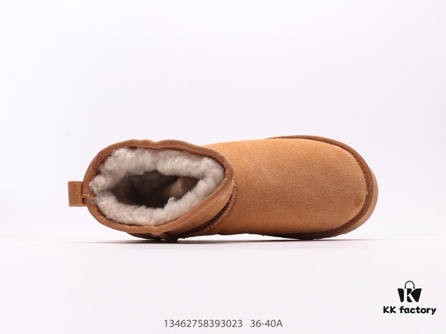 UGG Zhou Dongyu Mini Short Boots Autumn and Winter Sheepskin Shearling Snow Boots