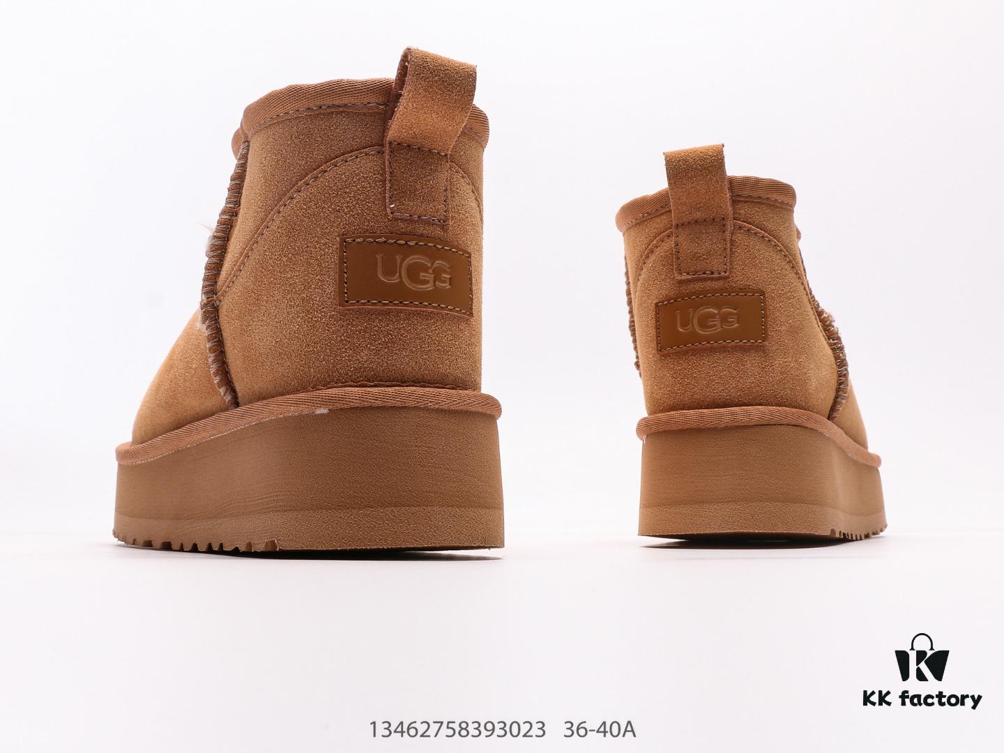 UGG Zhou Dongyu Mini Short Boots Autumn and Winter Sheepskin Shearling Snow Boots