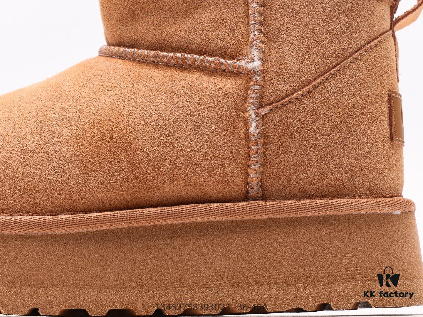 UGG Zhou Dongyu Mini Short Boots Autumn and Winter Sheepskin Shearling Snow Boots