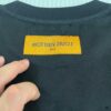 LOUIS VUITTON Lv Louis Vuitton New Logo Embroidered Gradient Letter Crew Neck Short Sleeve T-Shirt