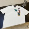 LOUIS VUITTON 23SS New Arrival Paper Plane Design Knitted Short-Sleeve Shirt