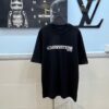 Louis Vuitton/LV New Embroidered Appliqué Round Neck Short Sleeve T-Shirt