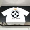 Louis Vuitton/LV New Embroidered Appliqué Round Neck Short Sleeve T-Shirt