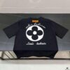 Louis Vuitton/LV New Embroidered Appliqué Round Neck Short Sleeve T-Shirt