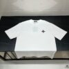 Louis Vuitton/LV New Arrival Logo Embroidered Short Sleeve T-Shirt with Refined 3D Embroidery