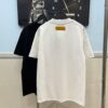 LOUIS VUITTON Lv Louis Vuitton New Logo Embroidered Gradient Letter Crew Neck Short Sleeve T-Shirt