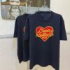 LOUIS VUITTON LV 2024 Spring New Heart Knit Short-Sleeve Unisex