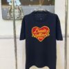 LOUIS VUITTON LV 2024 Spring New Heart Knit Short-Sleeve Unisex