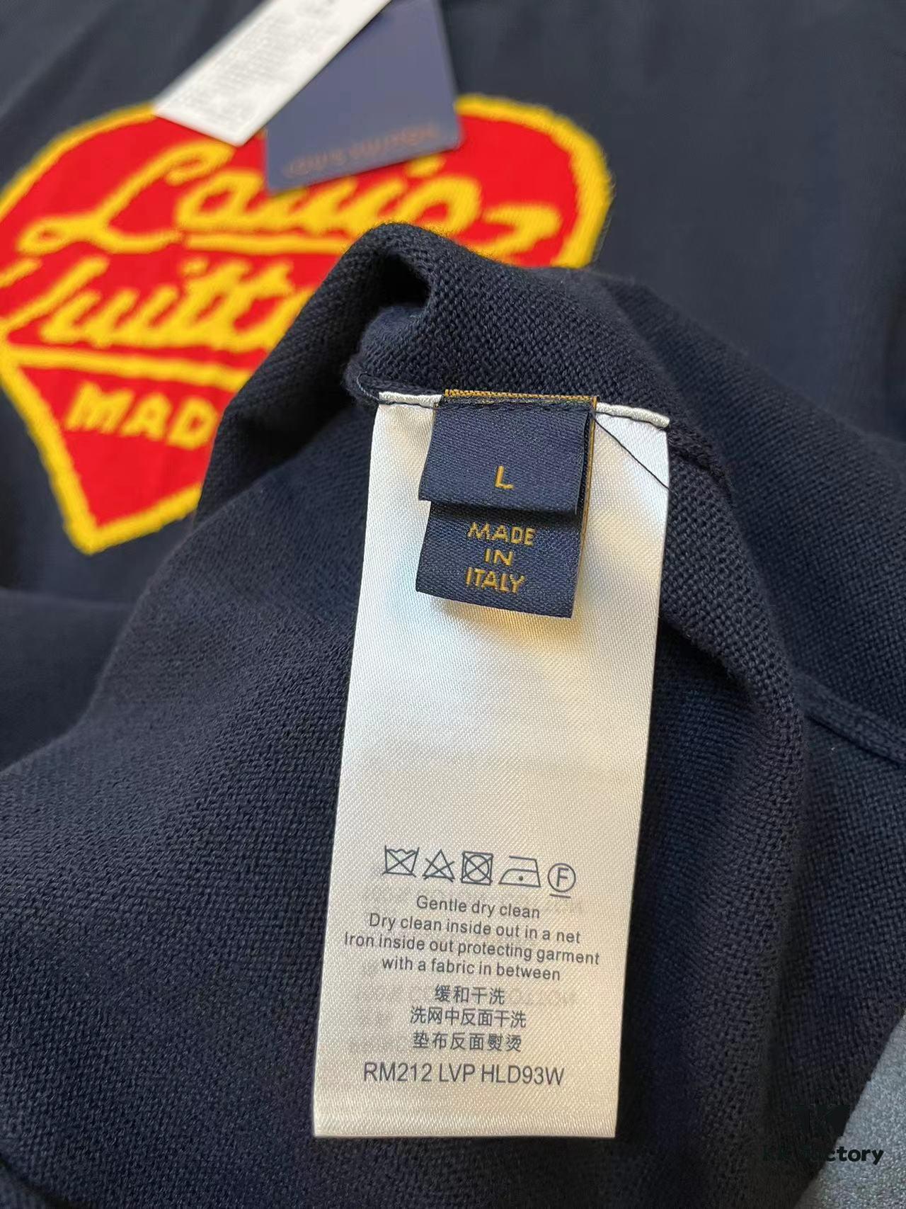 LOUIS VUITTON LV 2024 Spring New Heart Knit Short-Sleeve Unisex