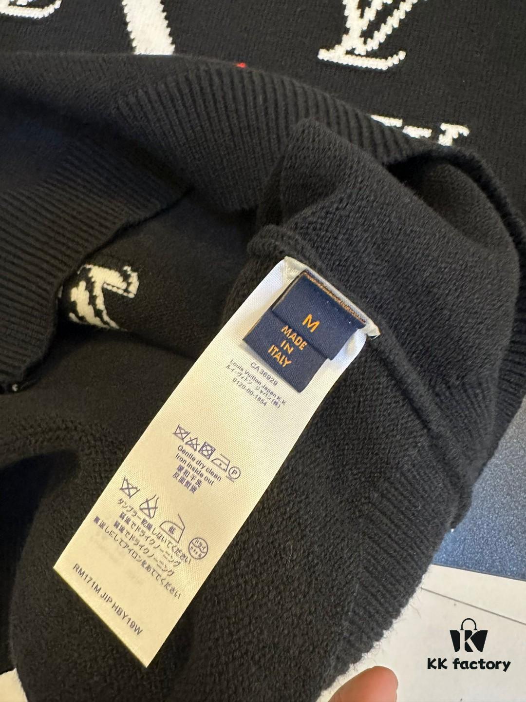 Louis Vuitton Clock Jacquard Sweater