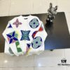 Louis Vuitton Classic Three-Flower Floral Round-Neck Long-Sleeve Sweater
