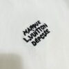 LOUIS VUITTON Embroidered New Short Sleeve T-Shirt, High-Quality 280g Double Cotton Yarn Fabric with Smooth Nylon and Washed Cotton Feel, Premium Embroidery on Front and Sleeves, Fashionable Design with Special Craftsmanship, Custom Dyed and Matched to Official Website