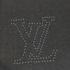 LV Louis Vuitton 2025 Spring/Summer New Arrival Round Neck Short Sleeve T-Shirt with Hot-Stone Embellishment and Engraved Pattern Technique, Made from High-Density 320g Double-Yarn Combed Cotton Fabric, Slightly Loose Fit, Soft and Substantial Fabric Texture, Unisex Design