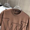LV Louis Vuitton 2025 Spring/Summer New Arrival Round Neck Short Sleeve T-Shirt with Chain and Single Needle Embroidery, Premium 320g Double-Combed Cotton Fabric, Slightly Loose Fit, Unisex Design