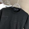 Louis Vuitton 2025 Spring/Summer New Arrival Round Neck Short Sleeve T-Shirt with Chain and Single-Needle Embroidery, Premium 320g Double-Combed Cotton Fabric, Slightly Loose Unisex Fit