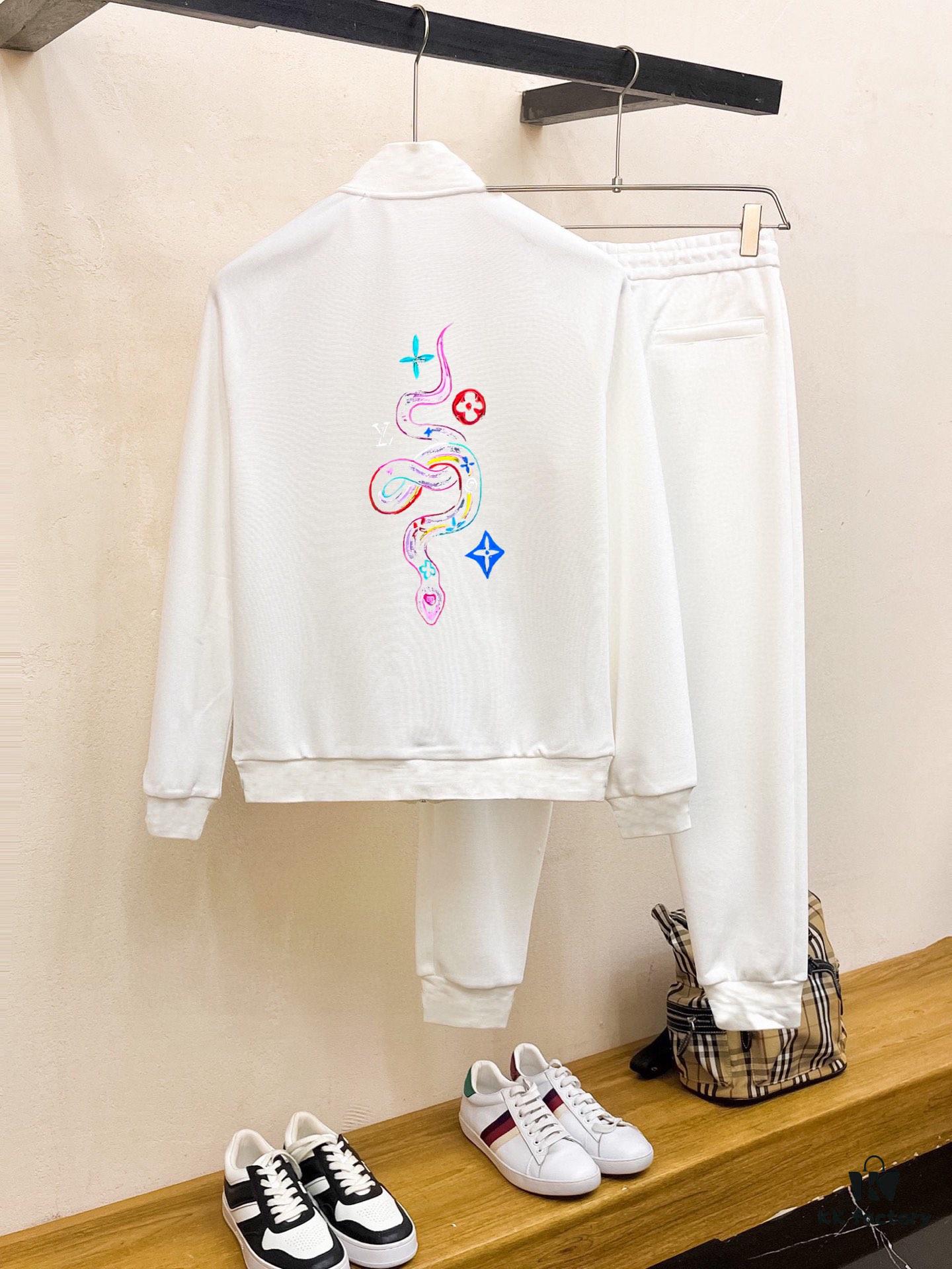 Louis Vuitton 2025 New Arrival Knit Cardigan Hoodie Set – Premium 100% Roman Cotton, Natural Comfort, Elegant Design