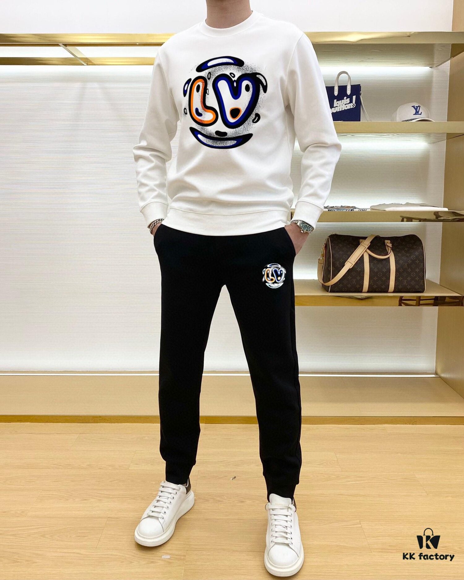 Louis Vuitton 2025 New Arrival Premium Sweatshirt Set – Crafted from 100% Natural High-Quality Roman Cotton, Perfect Fit and Ultimate Comfort, Elegant and Refined with Authentic Hardware, Available in Sizes M to 5XL (Fits up to 220 lbs)