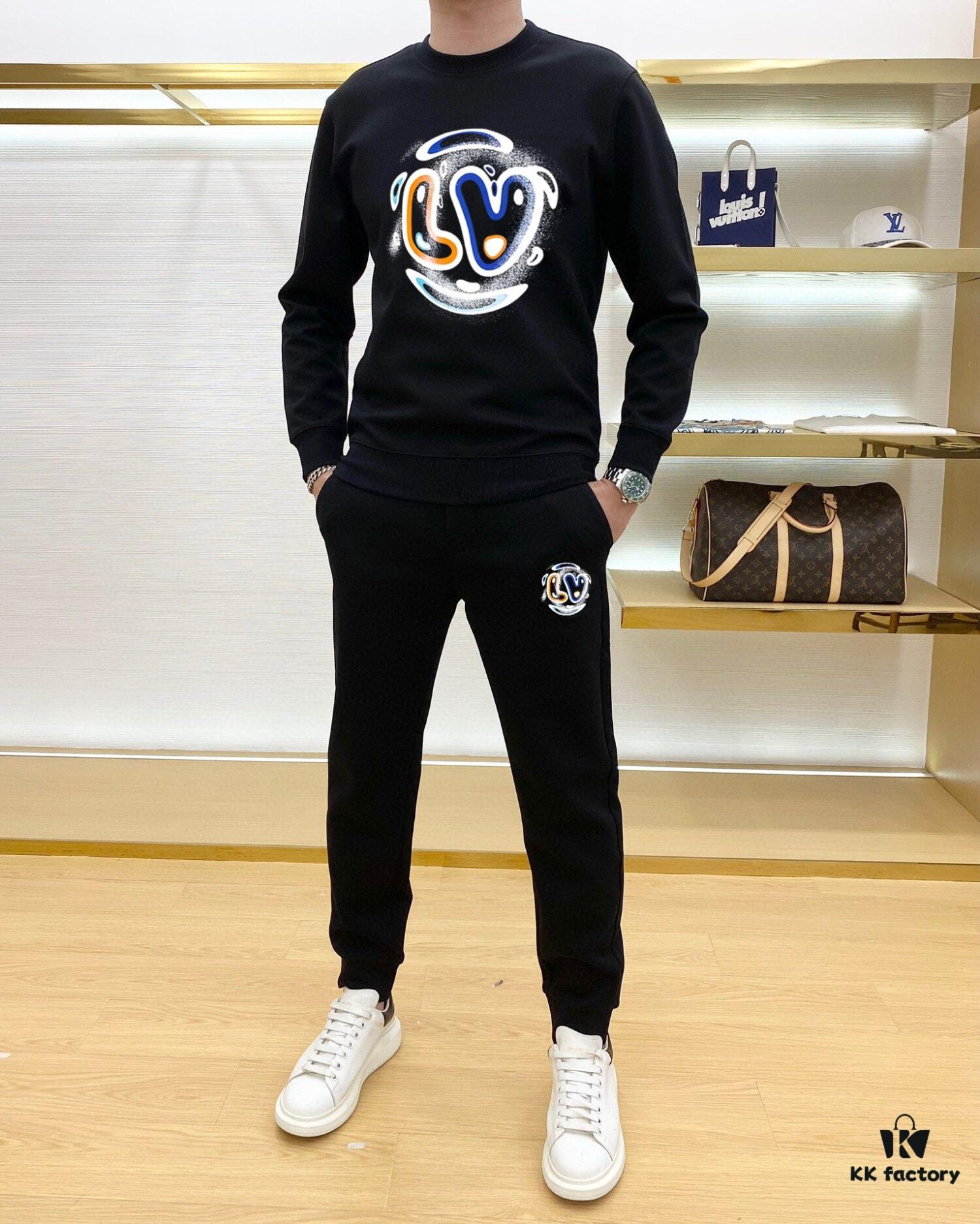 Louis Vuitton 2025 New Arrival Premium Sweatshirt Set – Crafted from 100% Natural High-Quality Roman Cotton, Perfect Fit and Ultimate Comfort, Elegant and Refined with Authentic Hardware, Available in Sizes M to 5XL (Fits up to 220 lbs)